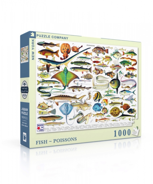 New\u0020York\u0020Puzzle\u0020Company\u0020Fish\u0020\u007E\u0020Poissons\u0020\u002D\u00201000\u0020stukjes