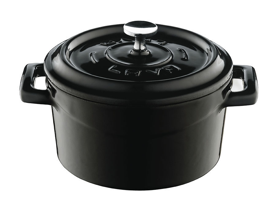 LAVA\u0020Casserole\u0020mini\u0020rond\u0020\u002D\u0020\u00D8100mm\u0020\u002D\u00200.35Ltr\u0020\u002D\u0020Zwart\u002FZwart