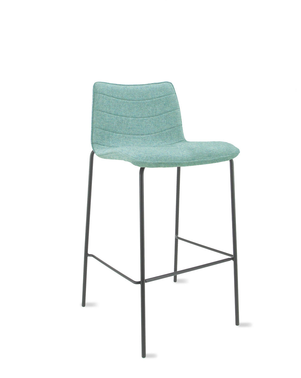 Workliving\u0020Verona\u0020barkruk\u002075\u0020cm\u0020\u002D\u0020wolvilt\u0020Fenice\u0020455\u0020zachtgroen\u0020\u002D\u0020zwart\u0020frame