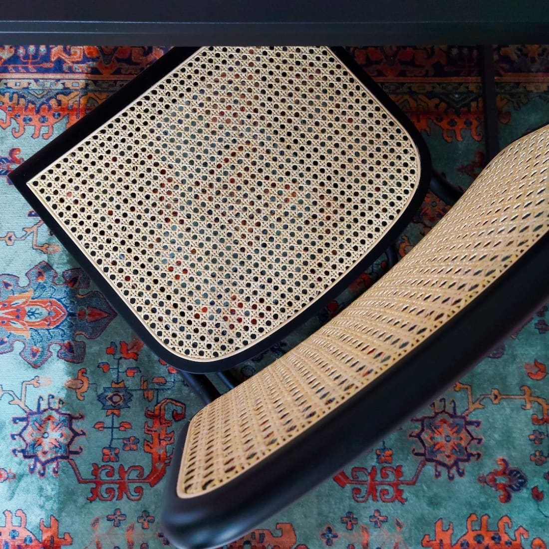 Workliving\u0020Bas\u0020eetkamerstoel\u0020\u002D\u0020rotan\u0020design\u0020zwart