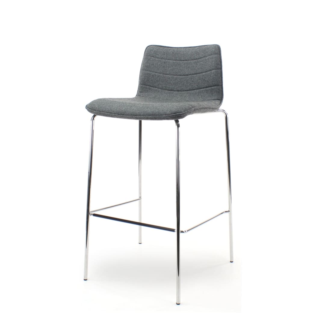 Workliving\u0020Verona\u0020Barkruk\u0020\u002D\u0020Middengrijs\u0020Wolvilt\u0020\u002D\u0020Chroom\u0020onderstel