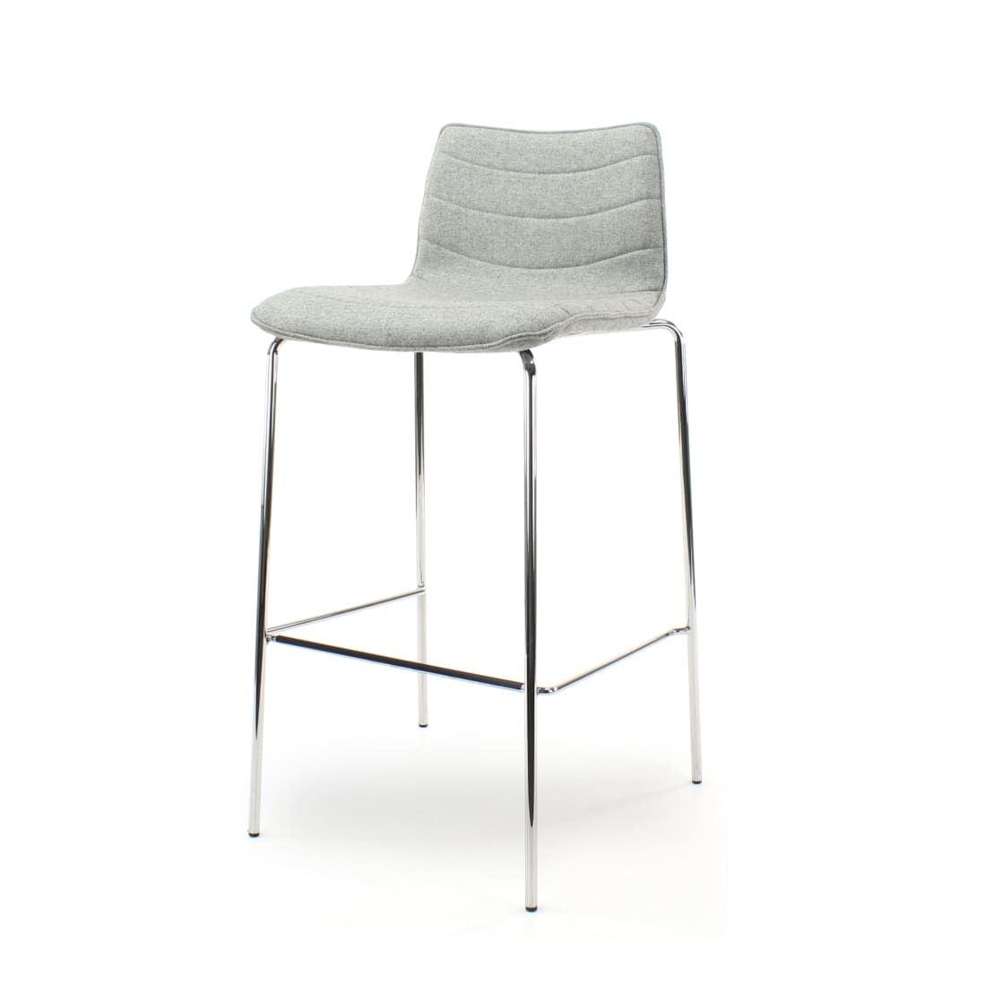 Workliving\u0020Verona\u0020Barkruk\u0020\u002D\u0020Lichtgrijs\u0020Wolvilt\u0020\u002D\u0020Chroom\u0020onderstel