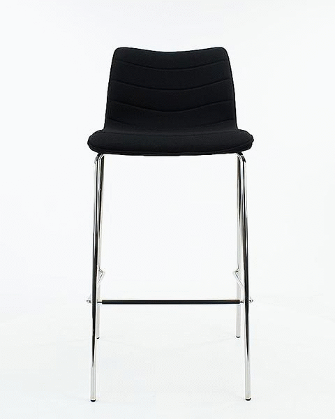 Workliving\u0020Verona\u0020Barkruk\u0020\u002D\u0020Zwart\u0020Mirage\u0020\u002D\u0020Chroom\u0020onderstel