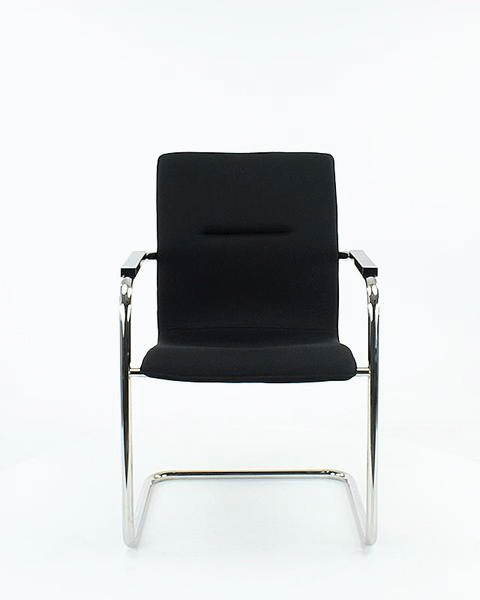 Workliving\u0020Vergaderstoel\u0020X6\u0020\u002D\u0020Comfort\u0020Slede\u0020Zwart