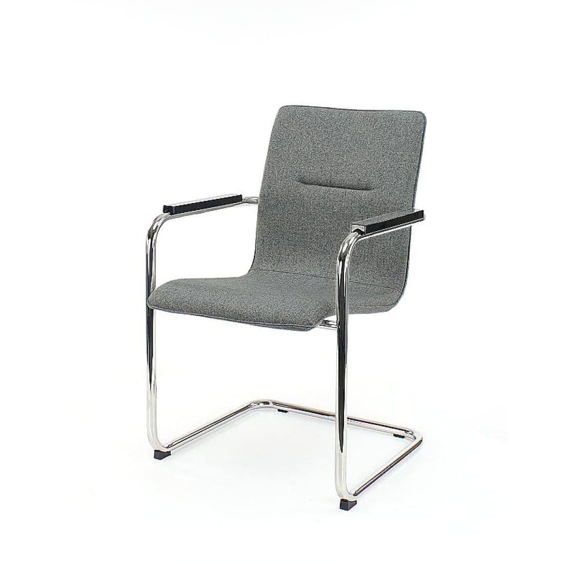 Workliving\u0020Vergaderstoel\u0020X6\u0020\u002D\u0020Comfort\u002Dslede\u0020wolvilt\u0020middengrijs