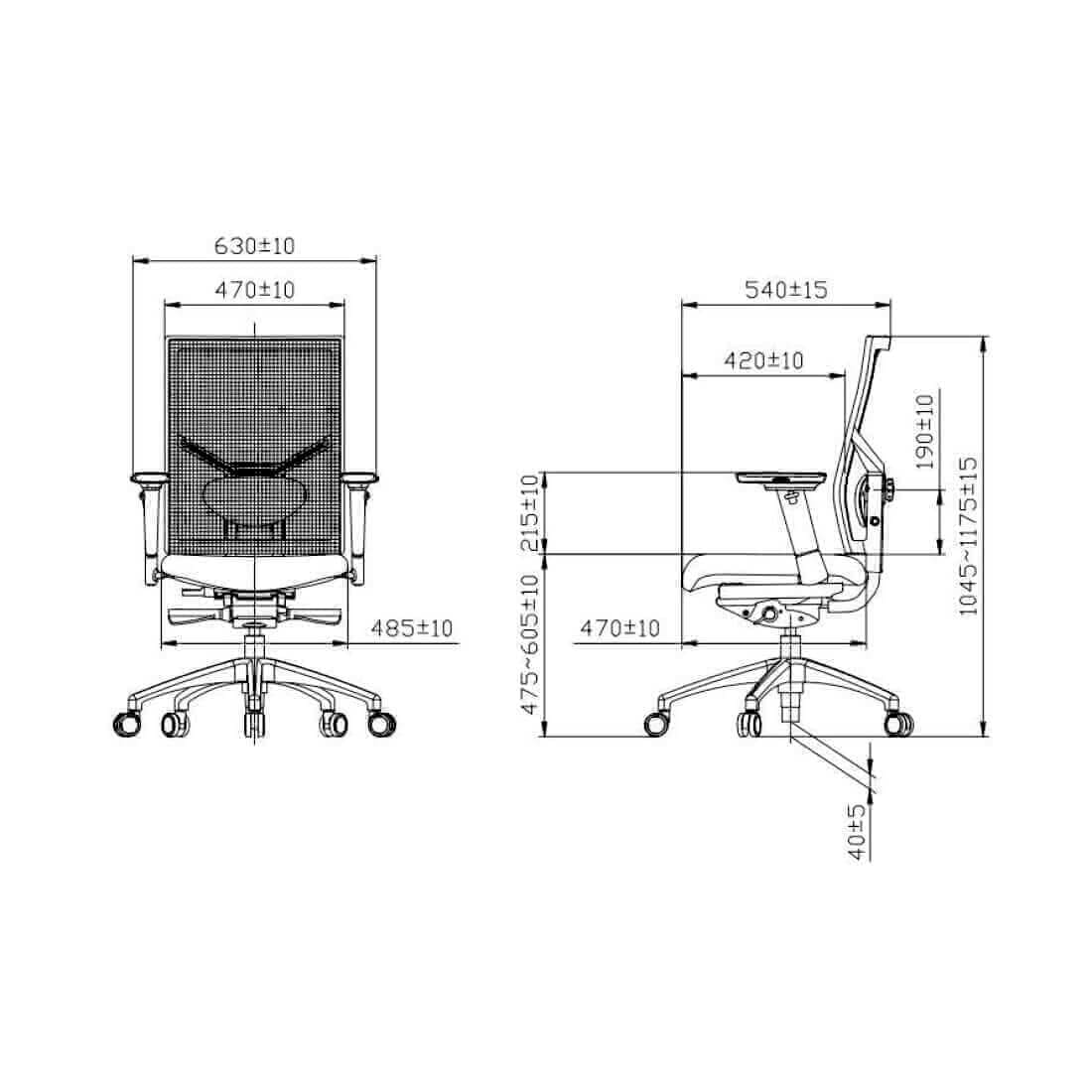 Bureaustoel\u0020Ergonomisch\u0020Design