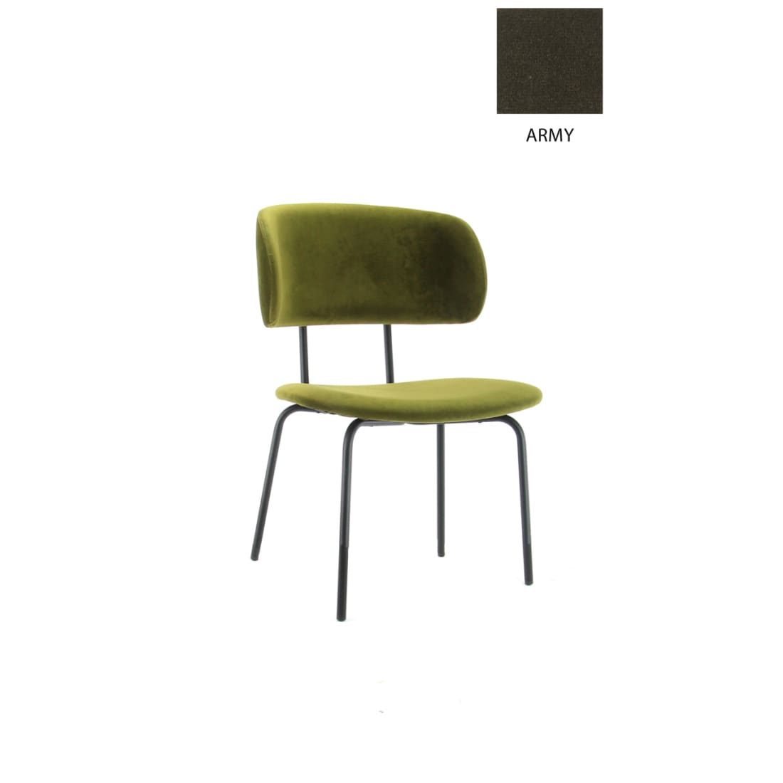 Workliving\u0020Eetkamerstoel\u0020Bo\u0020RS\u0020\u002D\u0020Fluwelen\u0020Earth\u0020Army