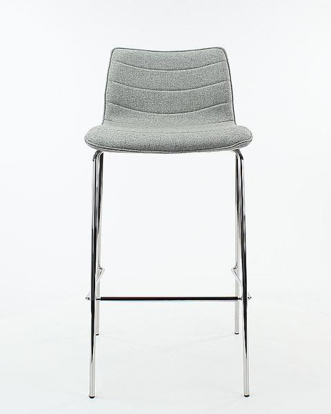 Workliving\u0020Verona\u0020Barkruk\u002075\u0020cm\u0020\u002D\u0020Wolvilt\u0020Fenice\u0020602\u0020middengrijs\u0020\u002D\u0020frame\u0020zwart