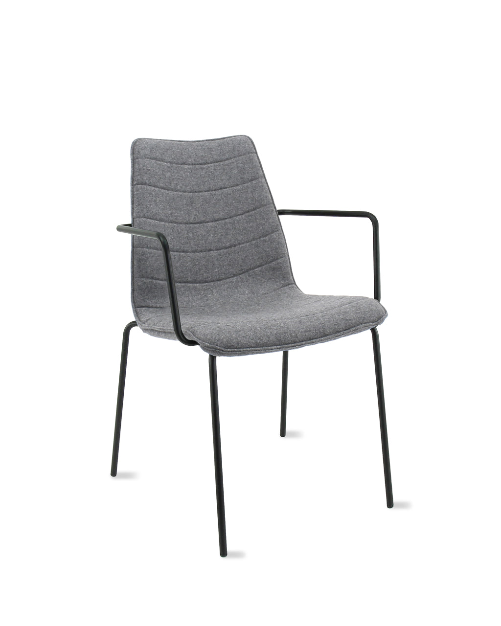 Workliving\u0020Verona\u0020eetkamerstoel\u002Fvergaderstoel\u0020\u2013\u0020met\u0020armleuningen\u0020\u2013\u0020wolvilt\u0020Fenice\u0020602\u0020middengrijs\u0020\u2013\u0020zwart\u0020frame