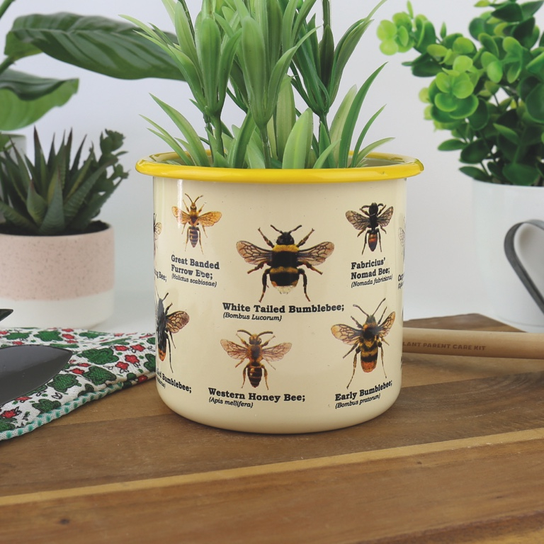 Gift\u0020Republic\u0020Bijen\u0020\u002D\u0020Emaille\u0020Bloempot