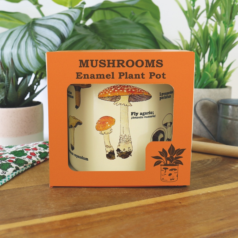 Gift\u0020Republic\u0020Paddenstoelen\u0020\u002D\u0020Emaille\u0020Bloempot