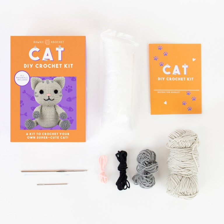 Gift\u0020Republic\u0020DIY\u0020Cat\u0020Crochet\u0020Kit
