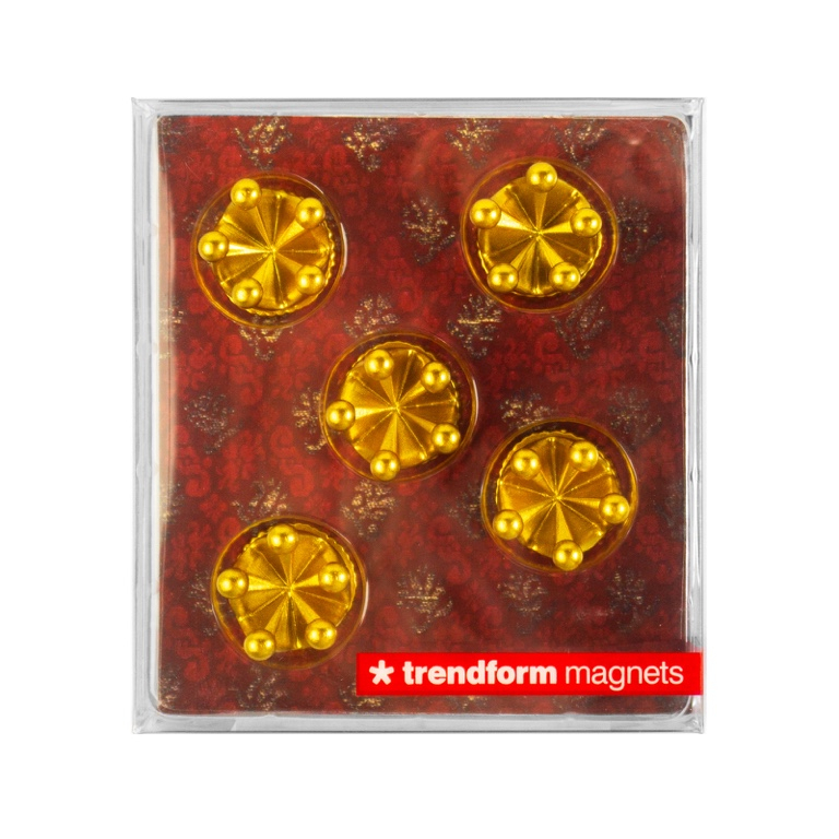Trendform\u0020Magneten\u0020Kroon\u0020\u002D\u0020set\u0020van\u00205\u0020\u002D\u0020goud