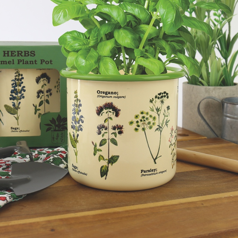 Gift\u0020Republic\u0020Kruiden\u0020\u002D\u0020Emaille\u0020Bloempot