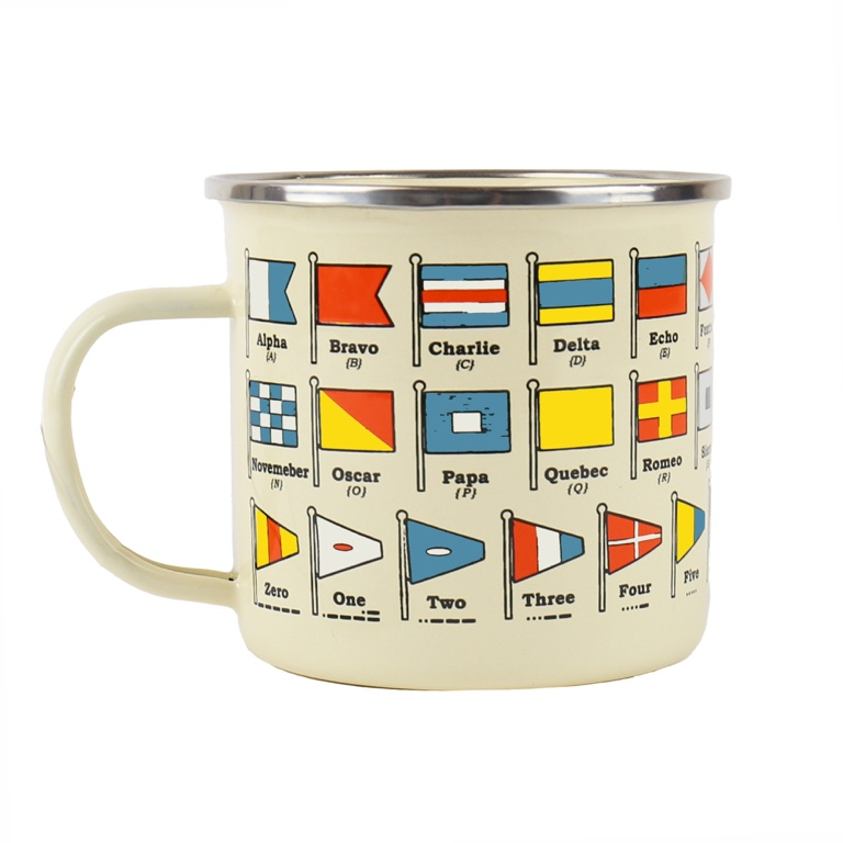 Gift\u0020Republic\u0020Nautical\u0020Flags\u0020\u002D\u0020Emaille\u0020Mok