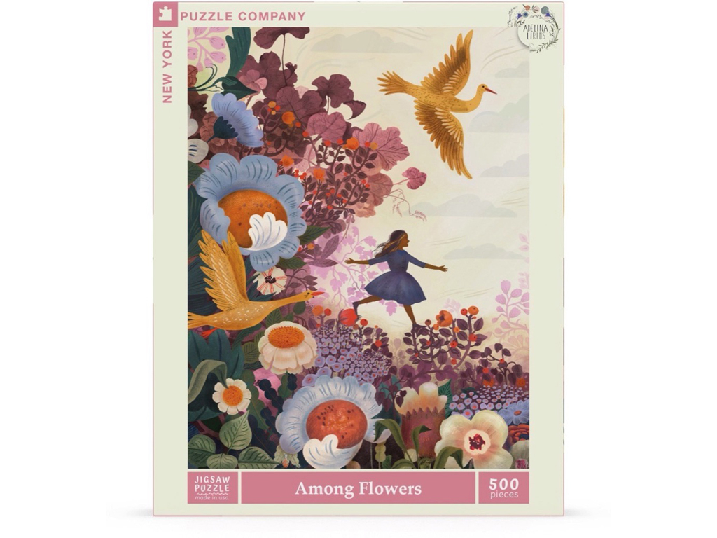 New\u0020York\u0020Puzzle\u0020Company\u0020Among\u0020Flowers\u0020\u002D\u0020500\u0020stukjes