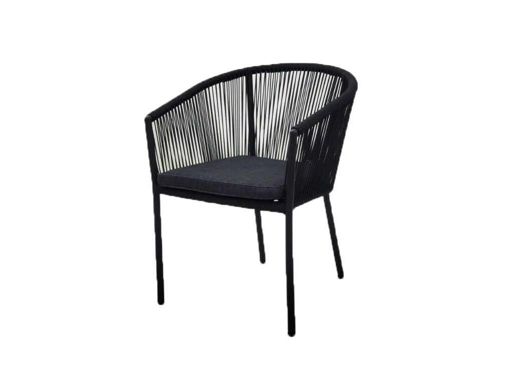 Reims\u0020Stapelbare\u0020Eetkamerstoel\u002012053\u0020\u002D\u0020Alu\u0020Zwart\u0020\u0028set\u0020van\u00202\u0029