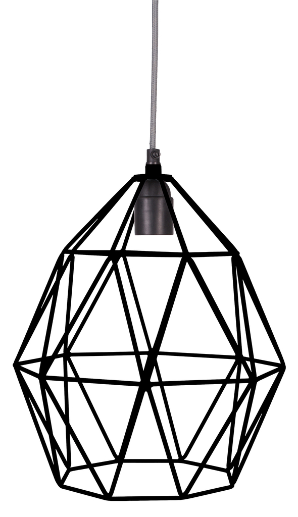 Draad\u0020hanglamp\u0020zwart\u0020\u00D827cm