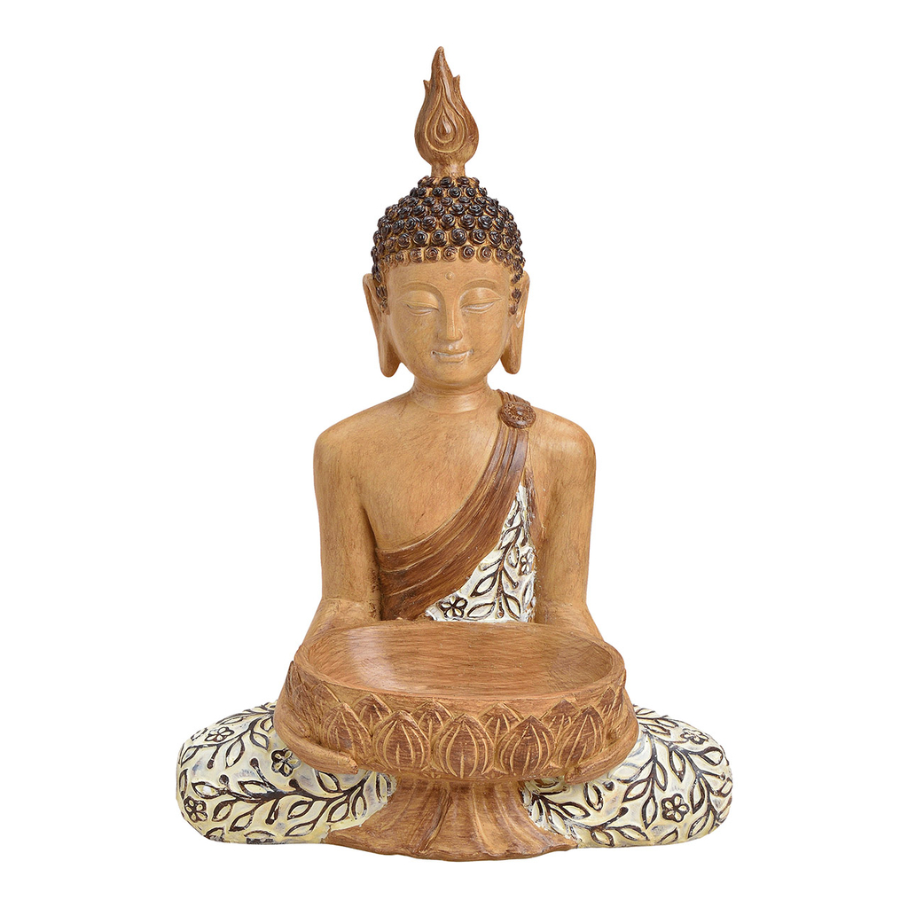 Buddha\u0020zittend\u0020van\u0020poly\u0020beige\u0020\u0028B\u002FH\u002FD\u0029\u002046x35x48cm