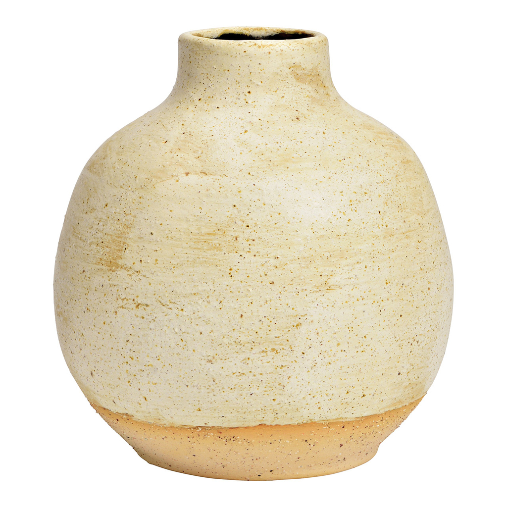 Vaas\u0020van\u0020keramiek\u0020in\u0020beige\u0020\u0028B\u002FH\u002FD\u0029\u002016x18x16cm\u0020alleen\u0020voor\u0020droogbloemen.