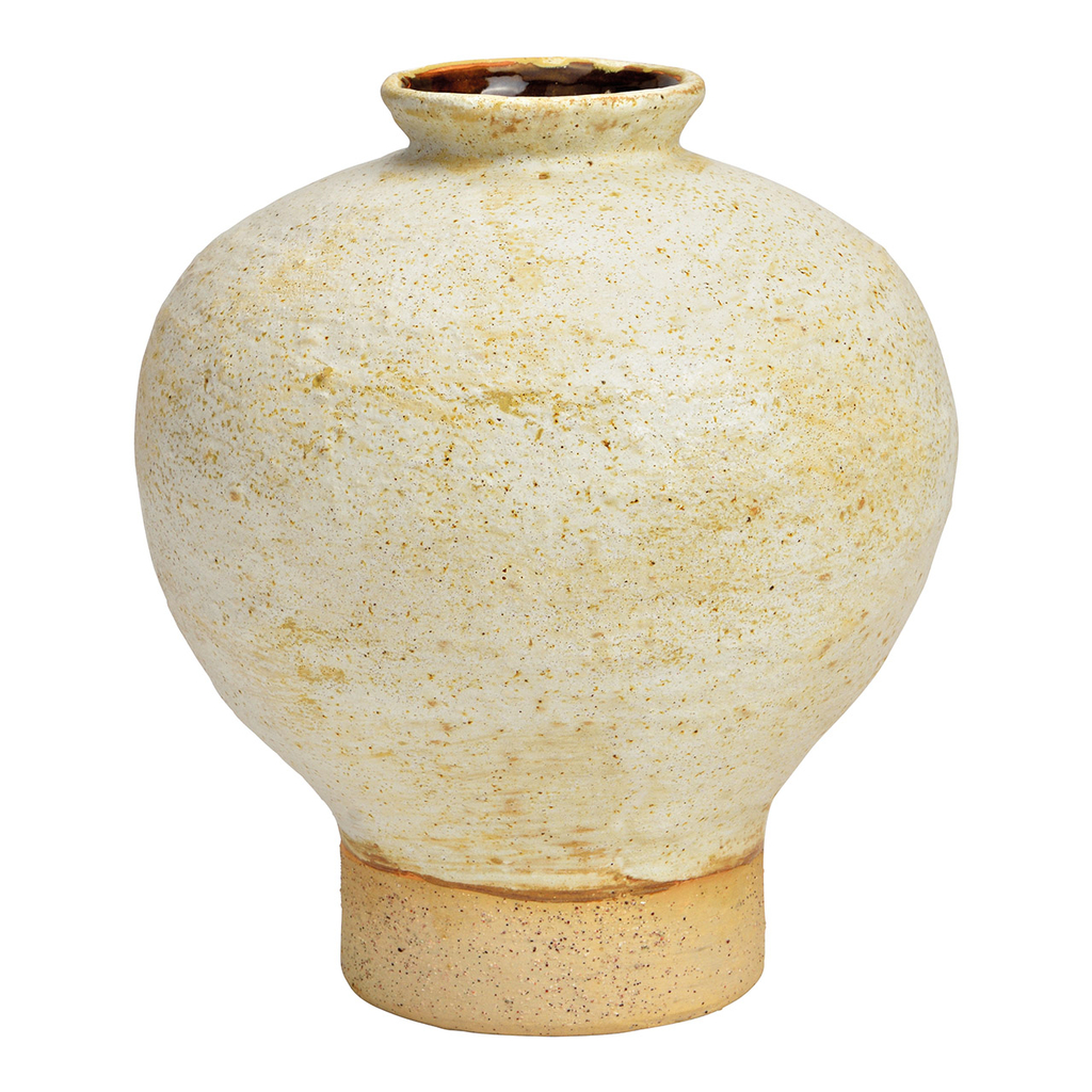 Vaas\u0020van\u0020keramiek\u0020in\u0020beige\u0020\u0028B\u002FH\u002FD\u0029\u002018x20x18cm\u0020alleen\u0020voor\u0020droogbloemen.
