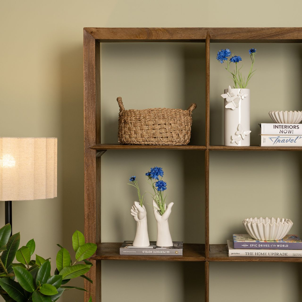 Vaas\u0020met\u00203D\u0020vlinderdecor\u0020van\u0020keramiek,\u0020wit\u0020\u0028B\u002FH\u002FD\u0029\u002010x22x12cm