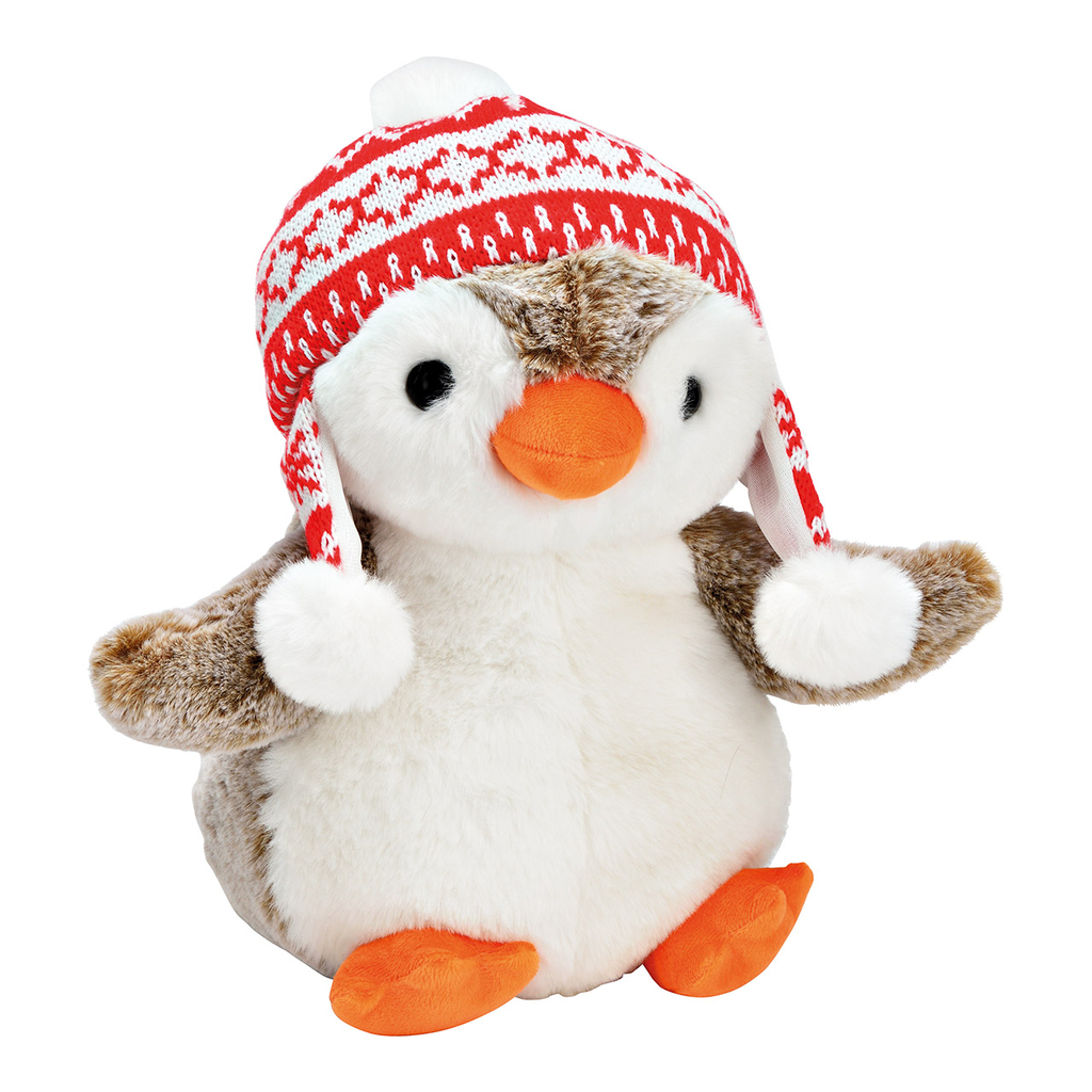 Pingu\u00EFn\u0020met\u0020wintermuts\u0020van\u0020bruin\u0020pluche\u0020\u0028B\u002FH\u002FD\u0029\u002024x28x18cm
