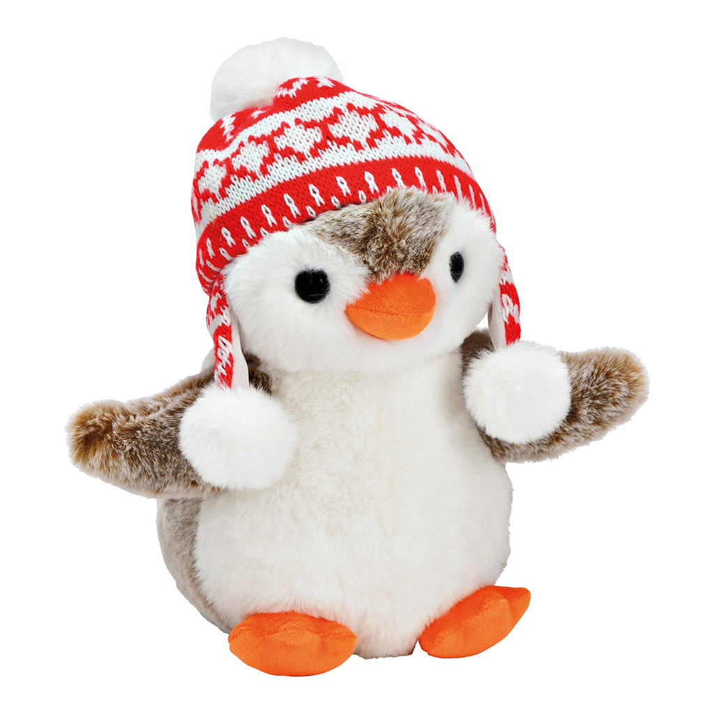 Pingu\u00EFn\u0020met\u0020wintermuts\u0020van\u0020bruin\u0020pluche\u0020\u0028B\u002FH\u002FD\u0029\u002024x23x16cm