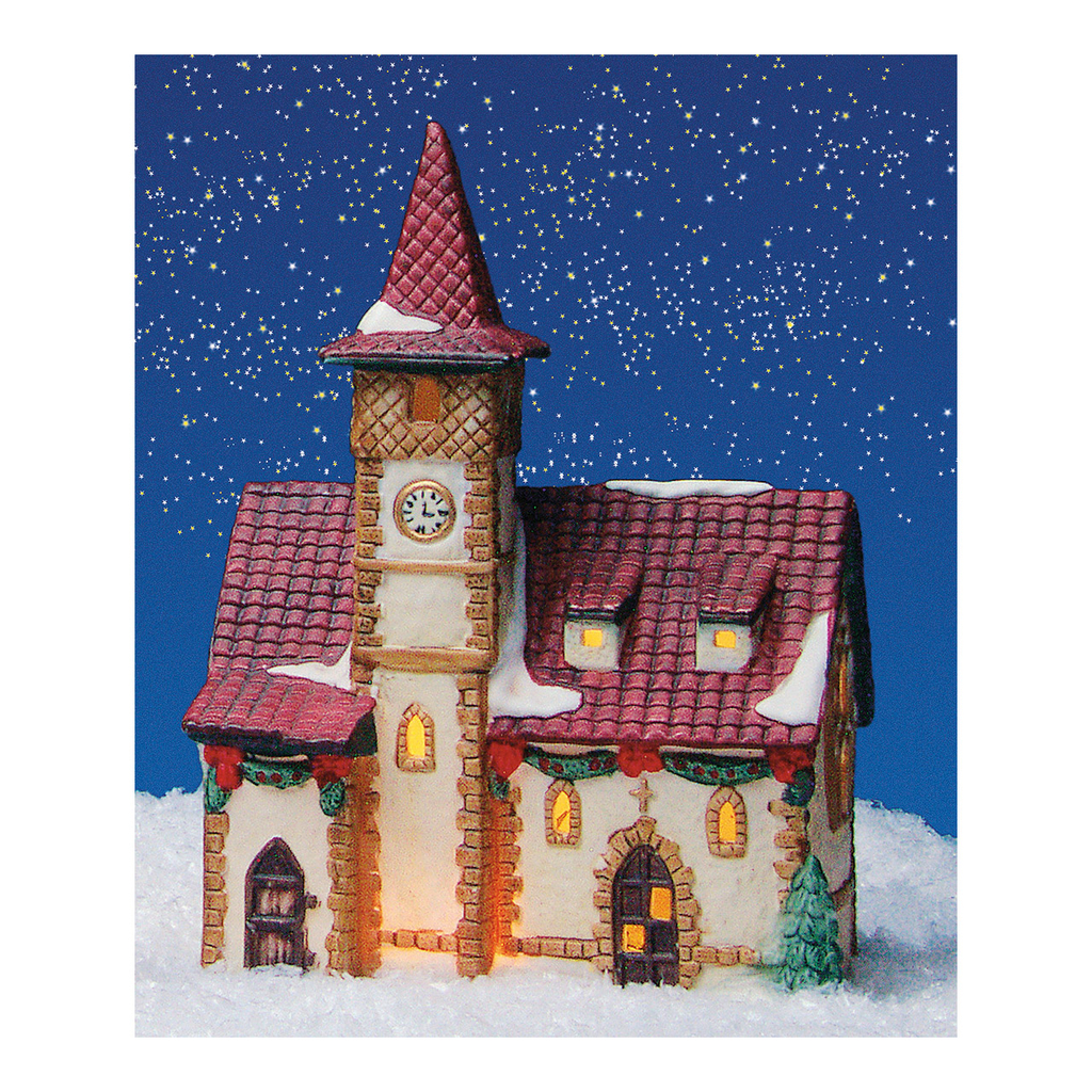 Wurm\u0020Lichthaus\u0020Kirche\u0020Beieren\u0020van\u0020porselein,\u0020veelkleurig\u0020\u0028B\u002FH\u002FD\u0029\u002015x20x8cm