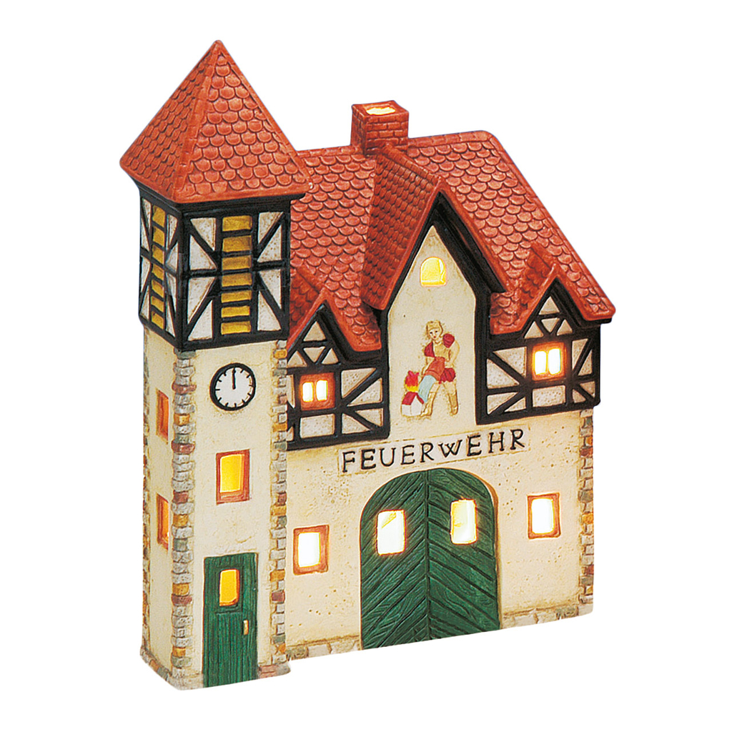 Wurm\u0020Lichthaus\u0020\u0022Fire\u0020Department\u0022\u0020van\u0020porselein,\u0020Kleurrijk\u0020\u0028B\u002FH\u002FD\u0029\u002016x22x10cm