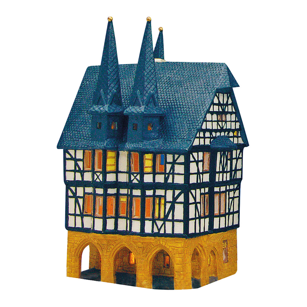 Wurm\u0020Lichthaus\u0020Rathaus\u0020Alsfeld\u0020van\u0020porselein,\u0020Kleurrijk\u0020\u0028B\u002FH\u002FD\u0029\u002011x21x14cm