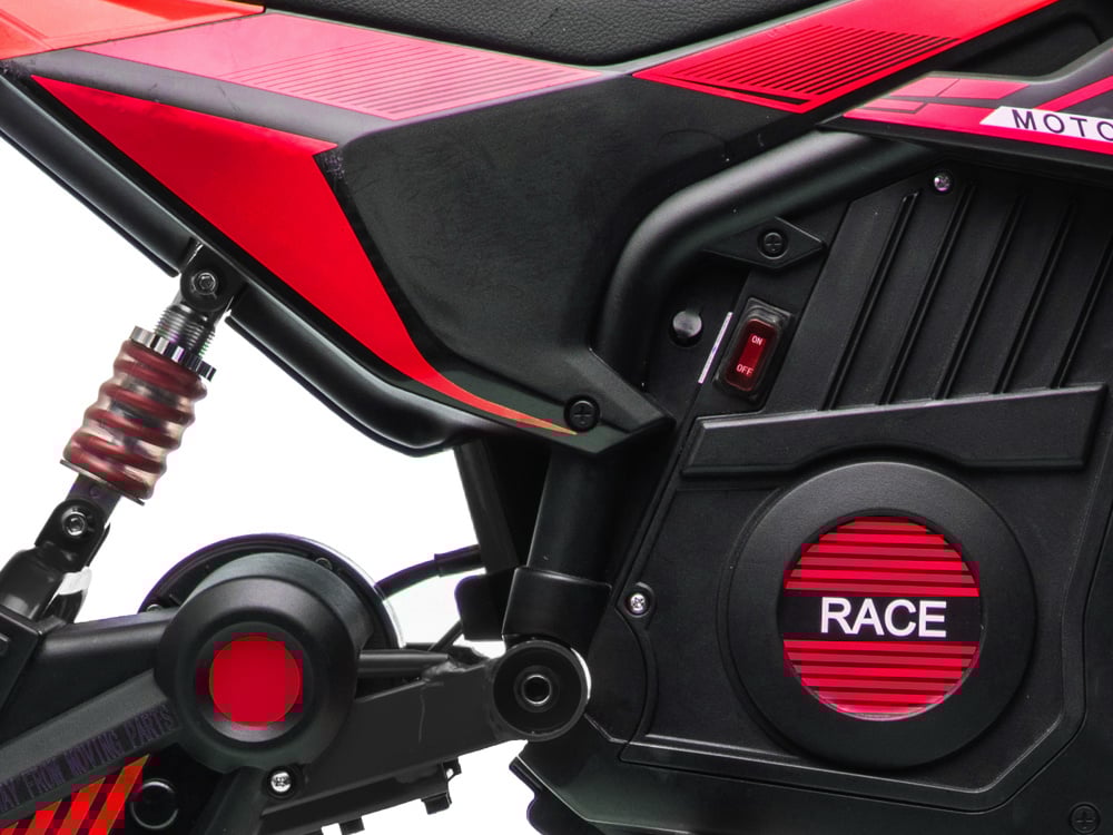 Crossmotor\u0020Rood\u002024\u0020volt\u0020elektrische\u0020kindermotor\u0020met\u0020geveerde\u0020wielen