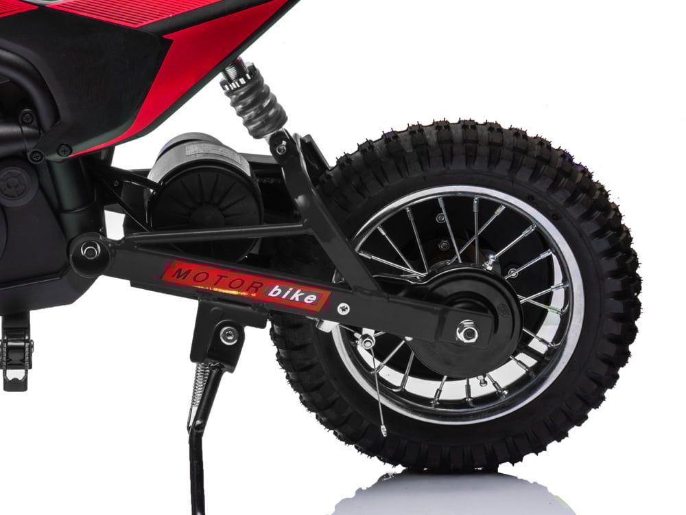 Crossmotor\u0020Rood\u002024\u0020volt\u0020elektrische\u0020kindermotor\u0020met\u0020geveerde\u0020wielen