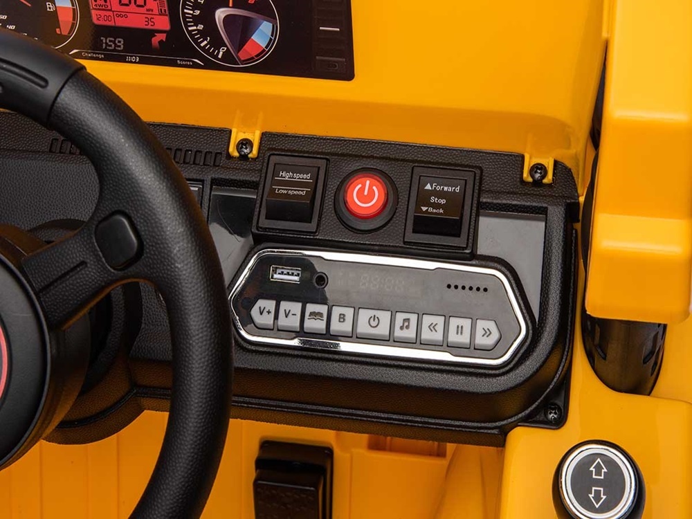 Werkvoertuig\u0020met\u0020bak\u002012volt\u0020elektrische\u0020kinderauto,\u00204\u0020motoren,\u0020rubberen\u0020banden\u0020en\u0020kunstleren\u0020stoel