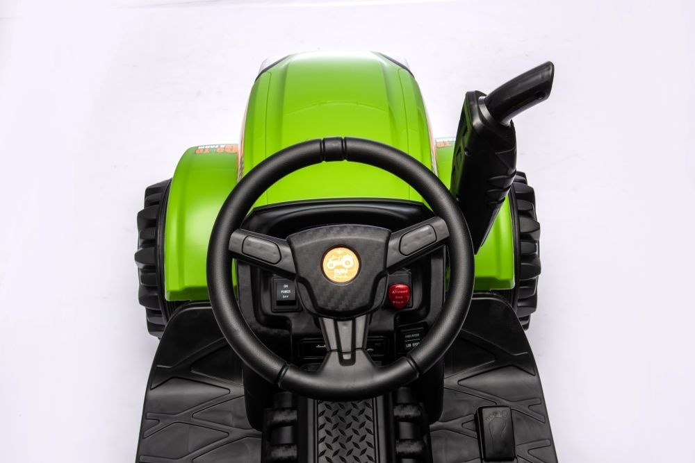 Elektrische\u0020tractor\u0020met\u0020aanhangwagen,\u002012\u0020volt,\u0020muziekmodule,\u0020bluetooth.