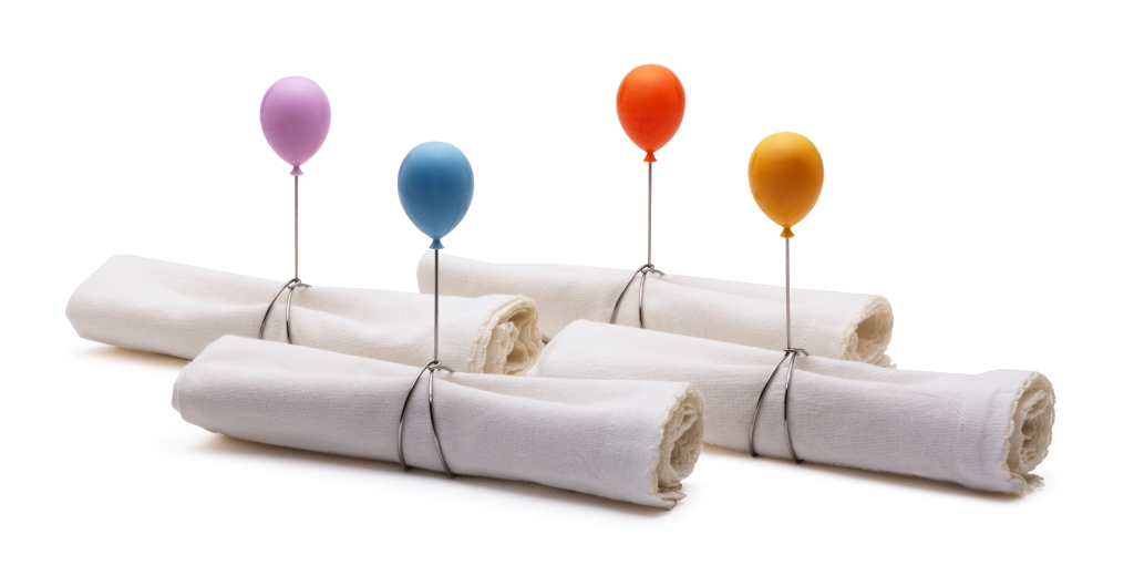 Peleg\u0020Design\u0020Servetringen\u0020Balloonapkins\u0020set\u0020van\u00204
