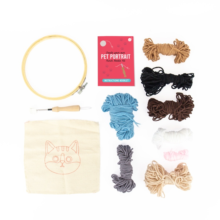 Gift\u0020Republic\u0020DIY\u0020kit\u0020\u002D\u0020Cat\u0020Punch\u0020Needle