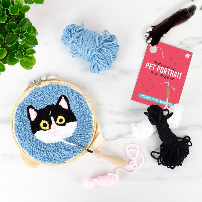 Gift\u0020Republic\u0020DIY\u0020kit\u0020\u002D\u0020Cat\u0020Punch\u0020Needle
