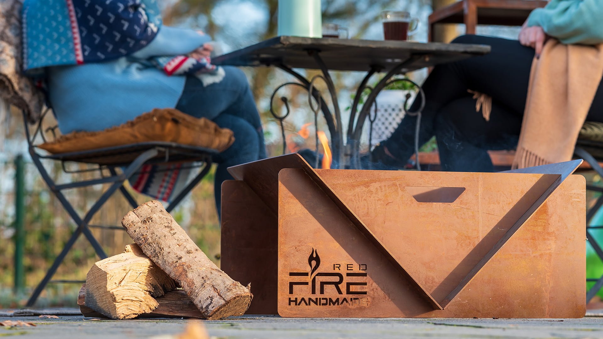 Firepit\u0020V\u0020Vuurschaal\u0020Handmade\u0020Roest
