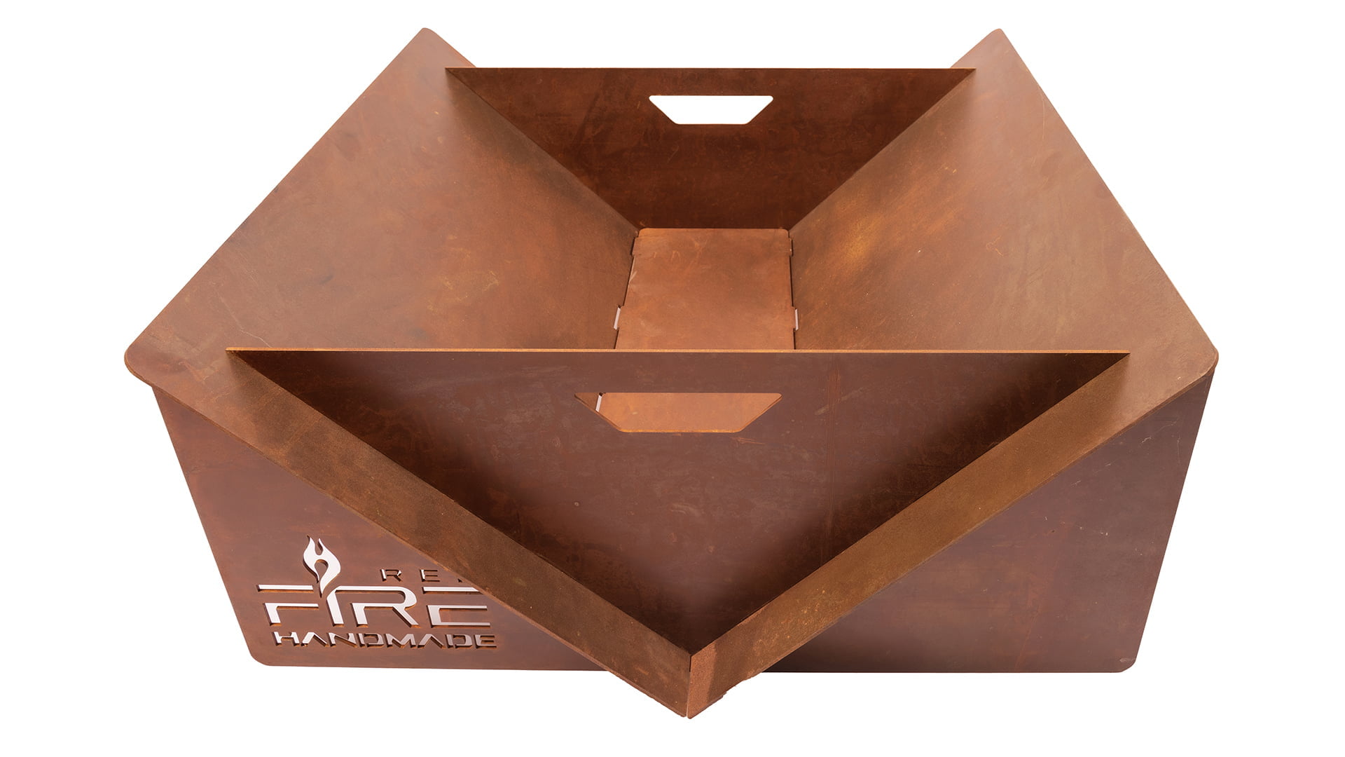 Firepit\u0020V\u0020Vuurschaal\u0020Handmade\u0020Roest