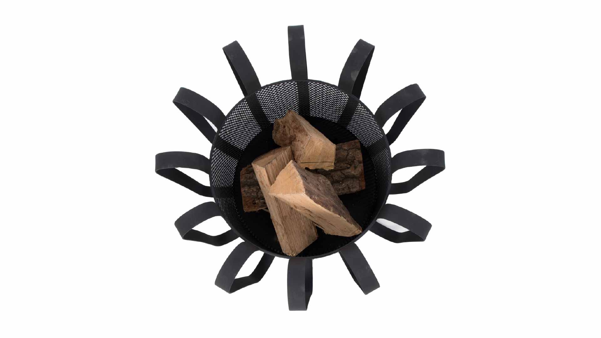 Kester\u0020vuurkorf\u0020zwart\u0020Fire\u0020Pit\u0020Staal\u0020Diameter\u002055cm\u0020Terrasverwarming\u0020Sfeerhaard
