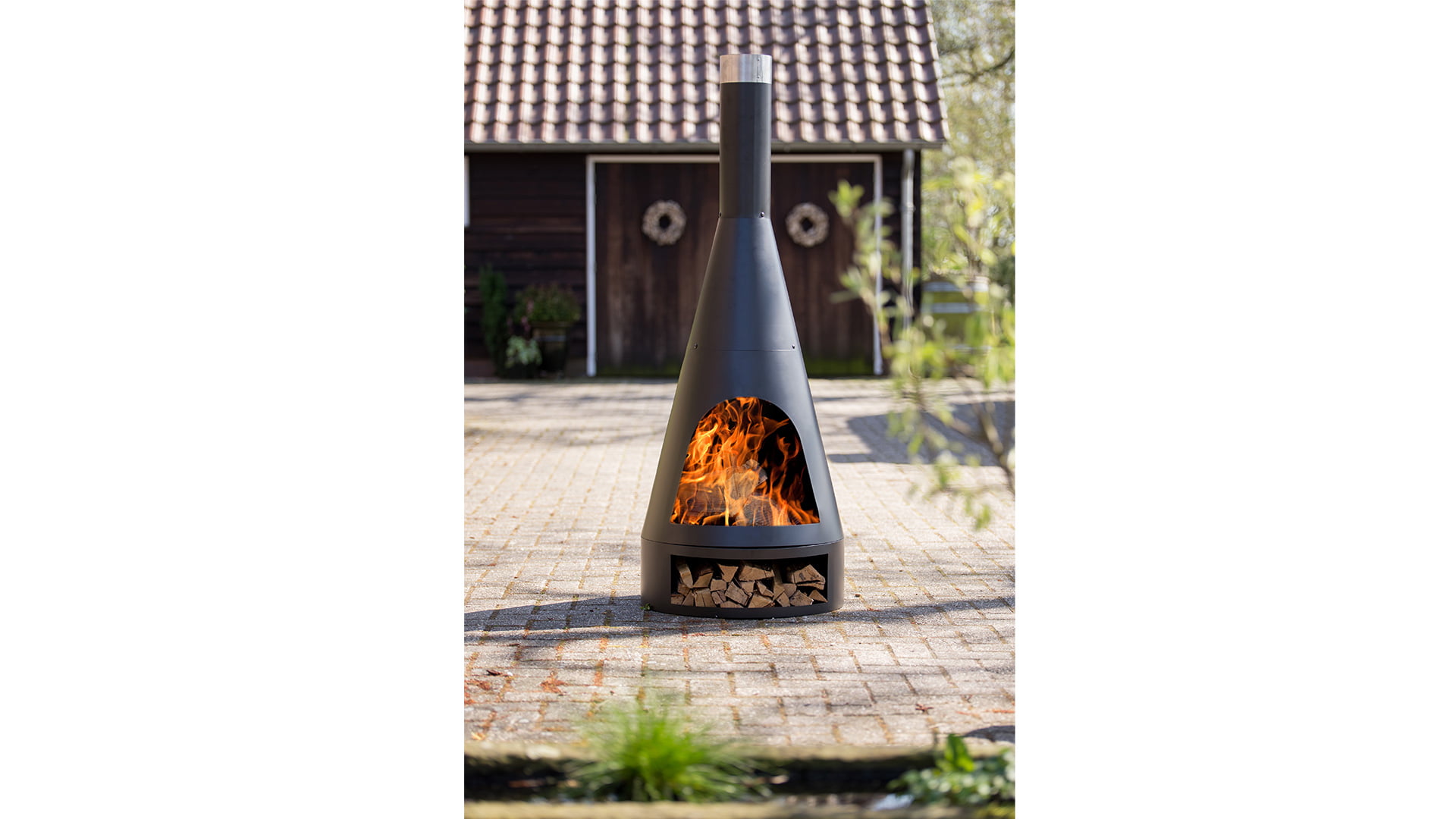 Kingston\u0020Fire\u0020Pit\u0020Medium\u0020Zwart\u0020Terrasverwarming\u0020Sfeerhaard