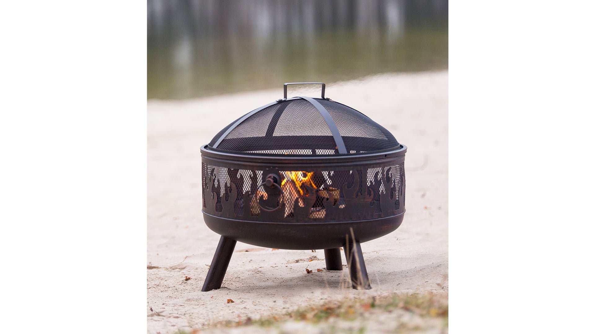 Blazer\u0020Vuurschaal\u0020Zwart\u002FBrons\u0020Fireplace\u0020Staal\u0020Diameter\u002060,5cm\u0020Terrasverwarming\u0020Sfeerhaard