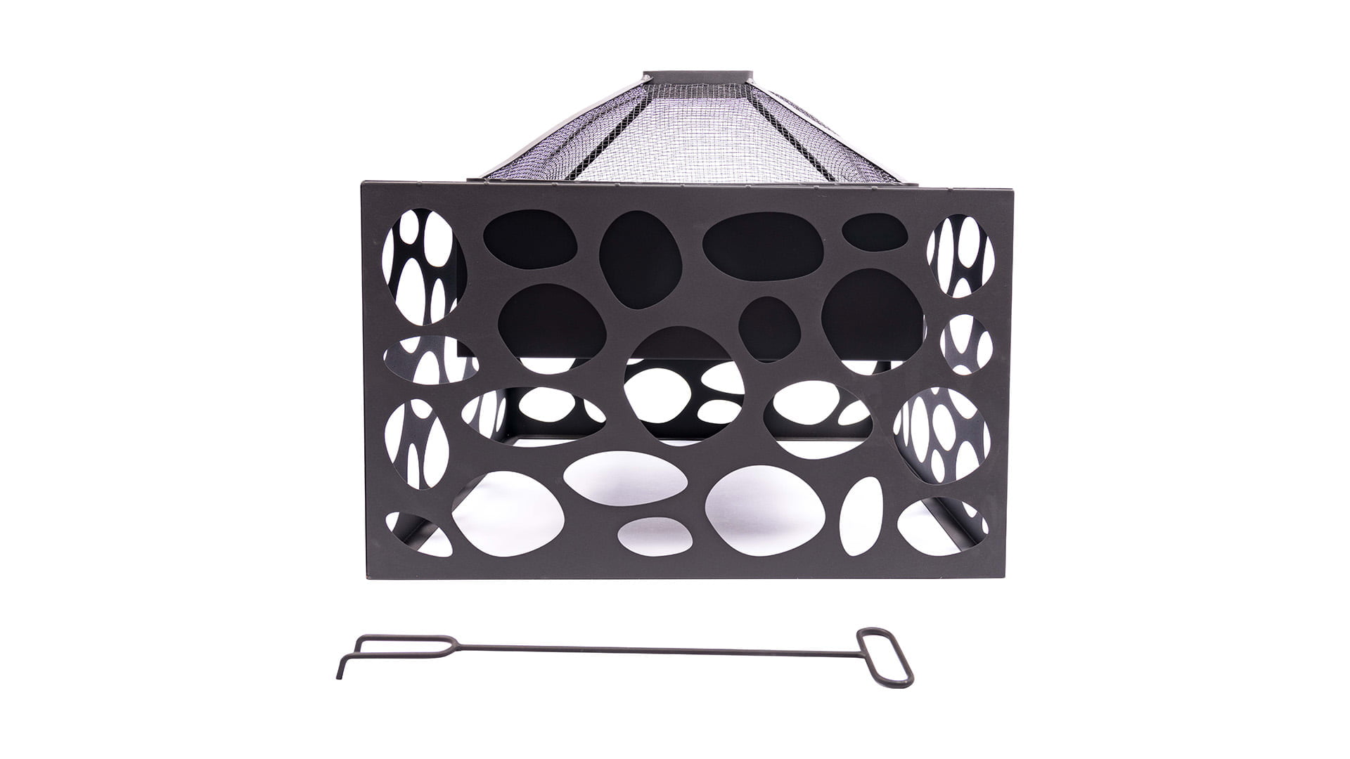 Mikor\u0020Vuurschaal\u0020met\u0020grillrooster\u0020Fireplace\u0020Zwart\u0020staal\u002055cm\u0020Terrasverwarming\u0020Sfeerhaard