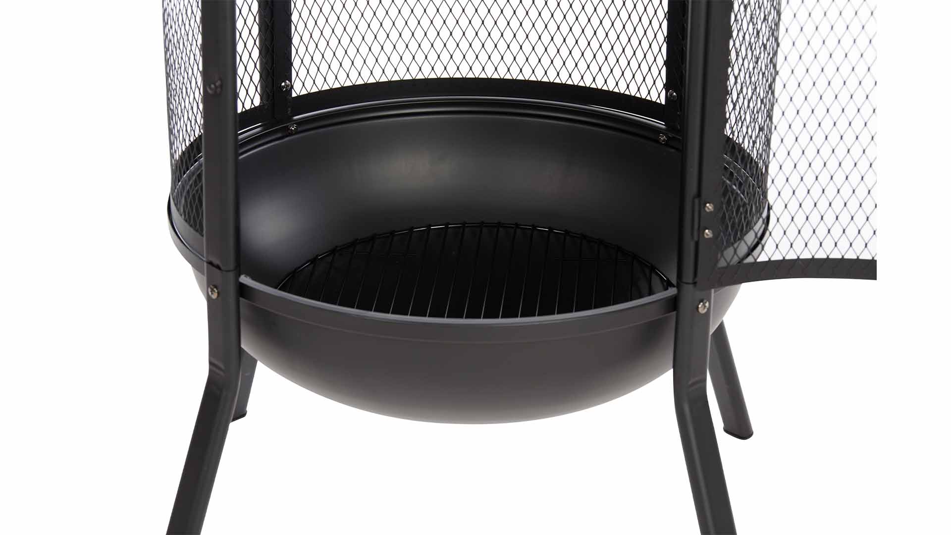 Kansas\u0020Vuurkorf\u0020Zwart\u0020Fireplace\u0020staal\u0020Diameter\u002069cm\u0020Terrasverwarming\u0020Sfeerhaard