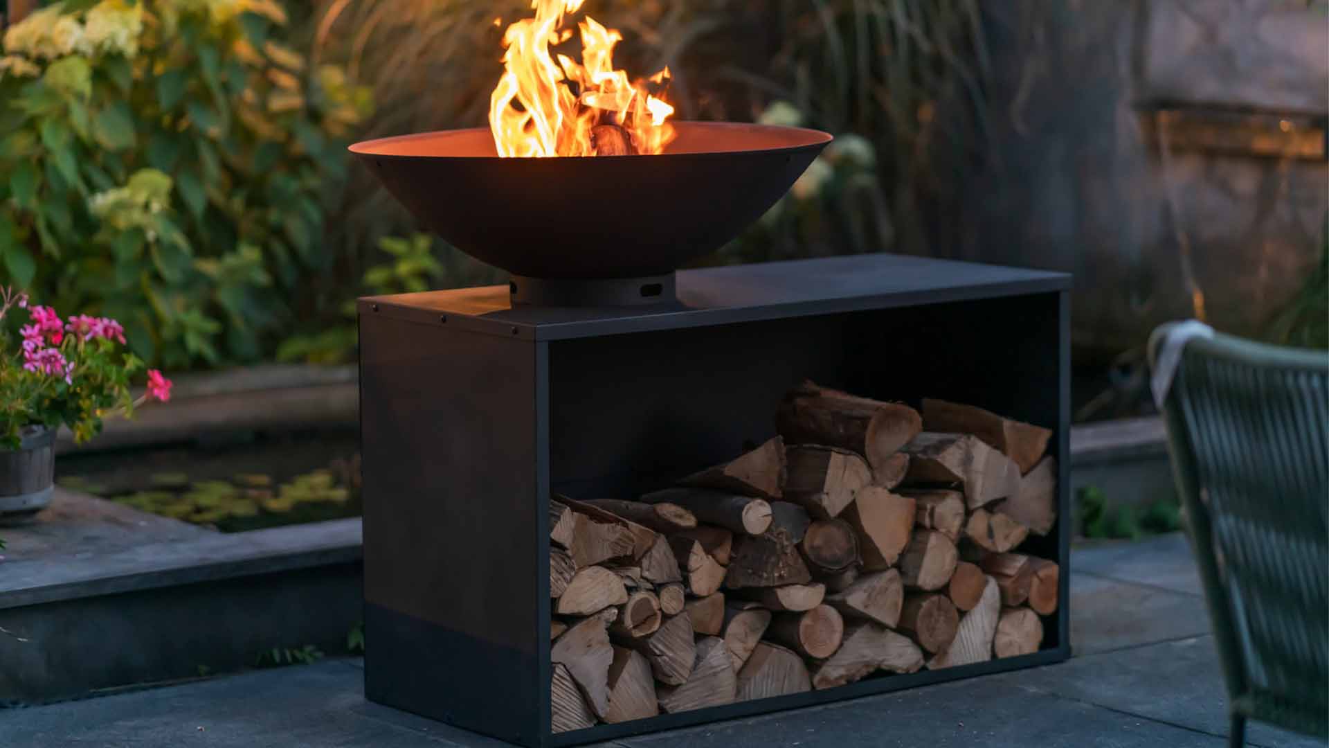 ONYX\u0020Tafel\u0020Zwart\u0020Staal\u0020Plancha\u0020Vuurschaal\u0020Stevig\u0020staal\u0020BBQ\u0020Grill