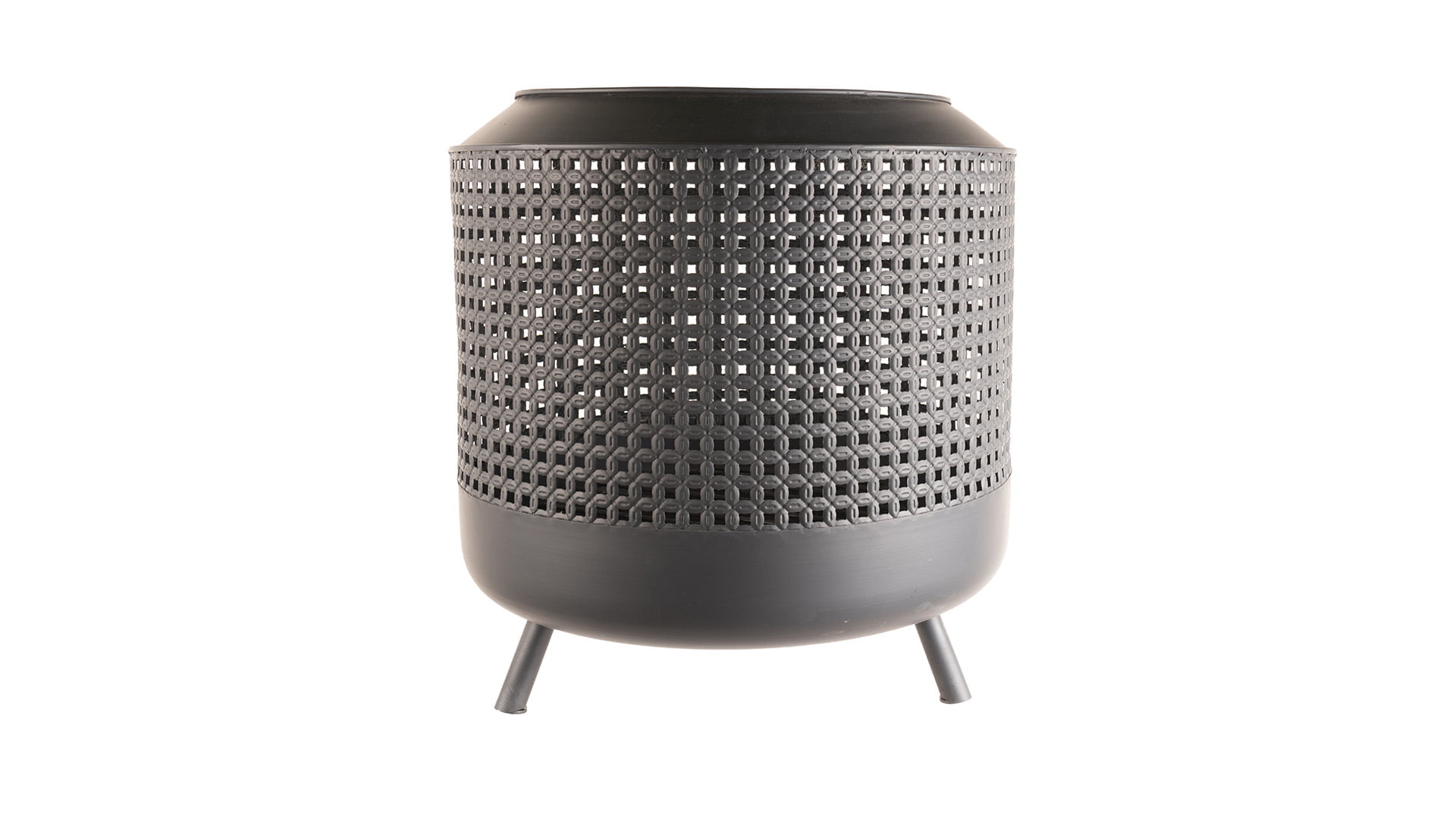Midland\u0020Vuurschaal\u0020met\u0020grillrooster\u0020met\u0020BBQ\u0020grill\u0020Zwart\u0020Fireplace\u0020Staal\u0020Diameter\u002050cm