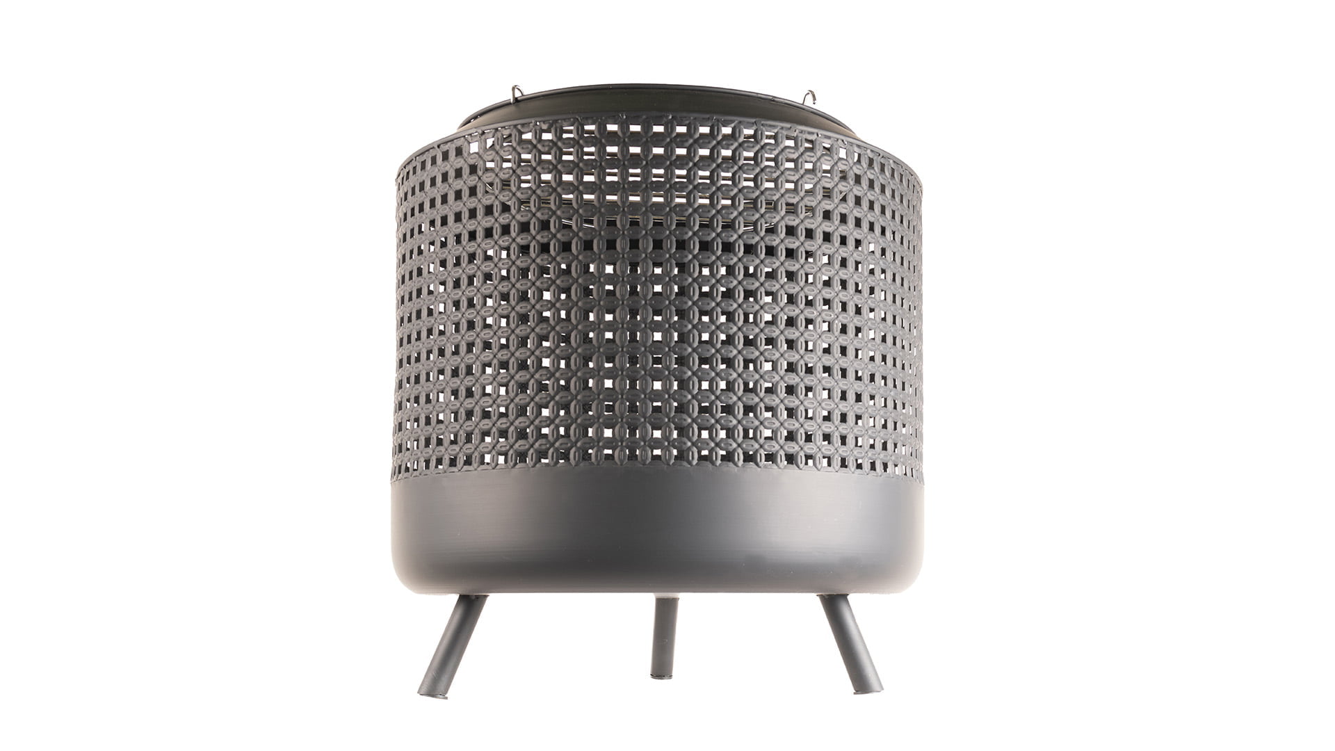 Midland\u0020Vuurschaal\u0020met\u0020grillrooster\u0020met\u0020BBQ\u0020grill\u0020Zwart\u0020Fireplace\u0020Staal\u0020Diameter\u002050cm