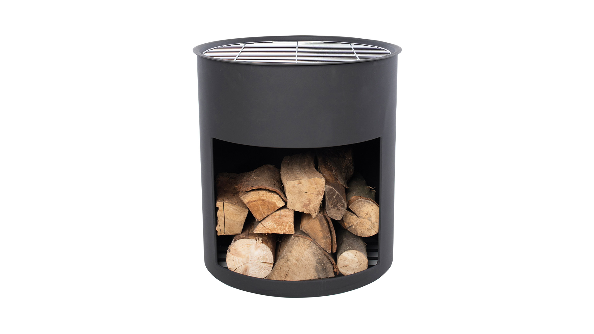 Milshire\u0020Vuurton\u0020Zwart\u0020Fireplace\u0020Stevig\u0020staal\u0020Diameter\u002045cm\u0020Terrasverwarming\u0020Sfeerhaard