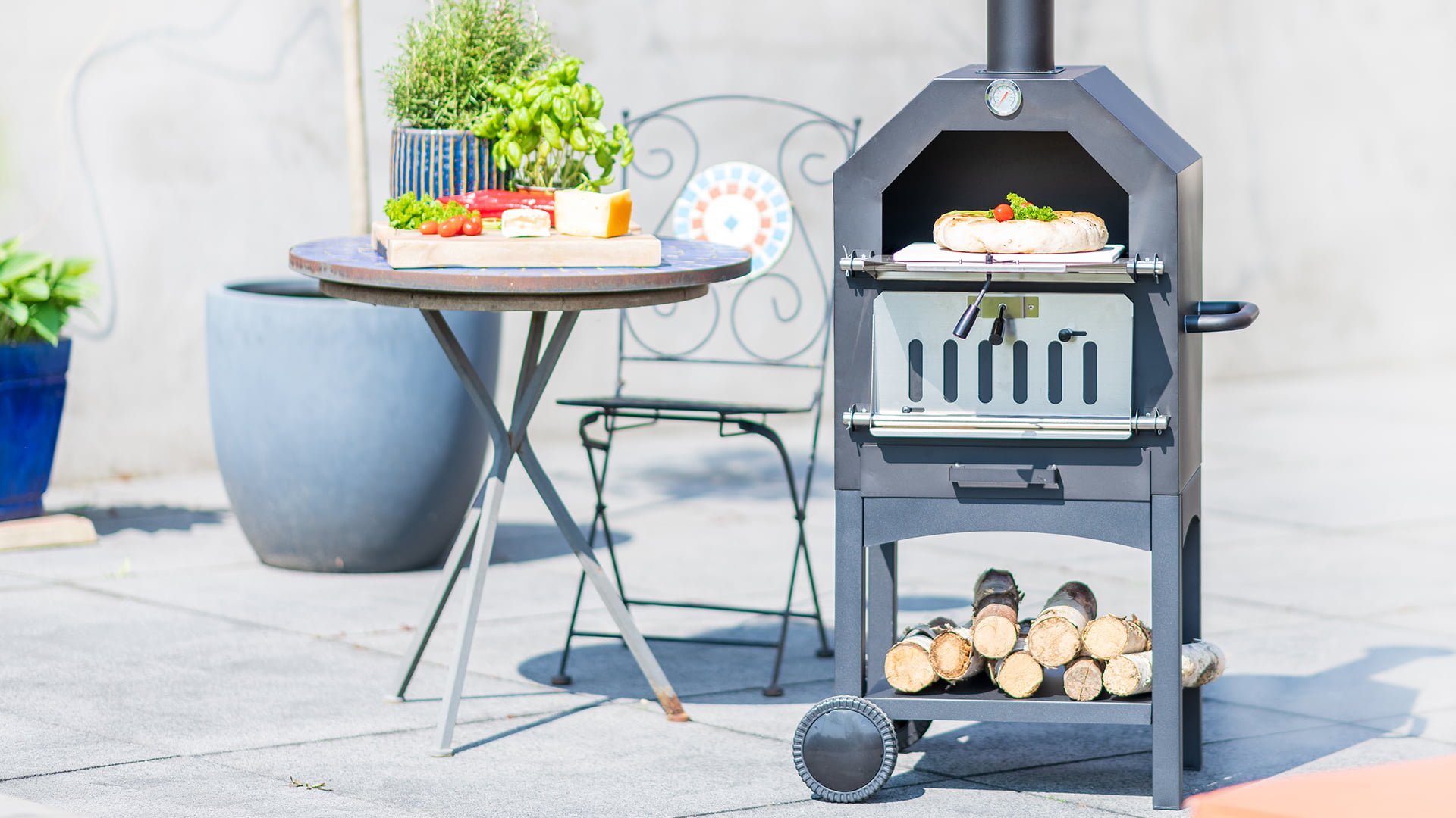 Lorenzo\u0020Buiten\u0020Oven\u0020Zwart\u0020Industrieel\u0020inclusief\u0020Pizza\u0020Plaat